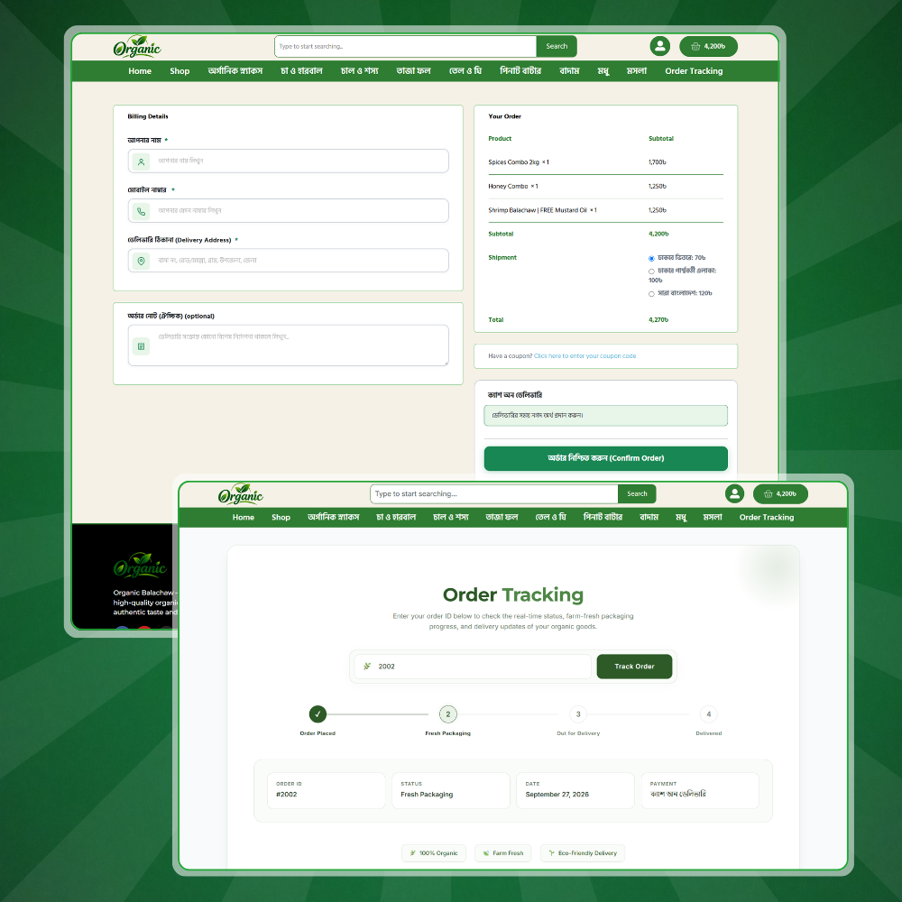 Ready-to-Use Organic Food E-commerce Backup Template - Image 4