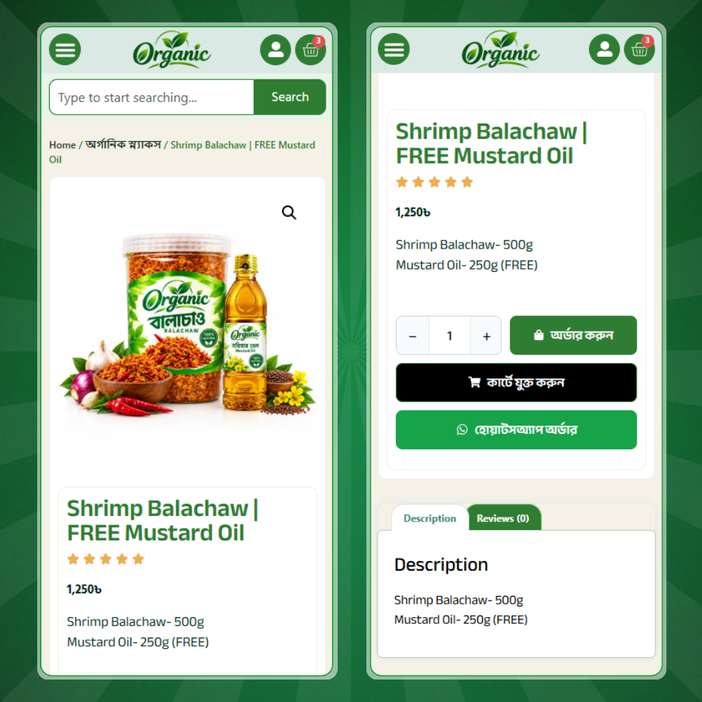 Ready-to-Use Organic Food E-commerce Backup Template - Image 7