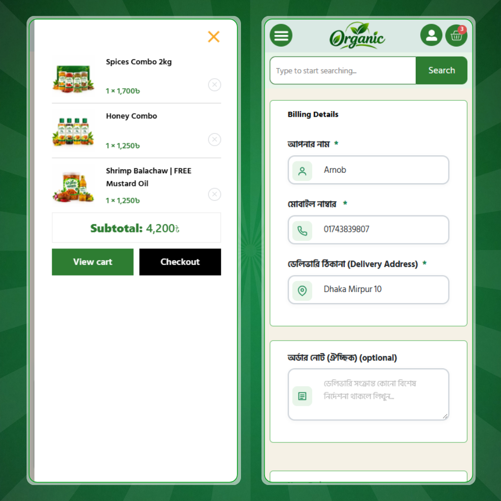 Ready-to-Use Organic Food E-commerce Backup Template - Image 8