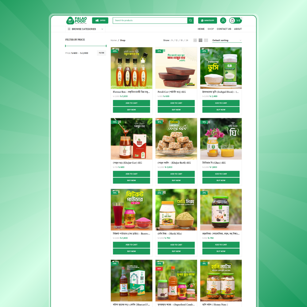 FalaqFood-Style eCommerce Website | Ready WordPress Backup Project - Image 3
