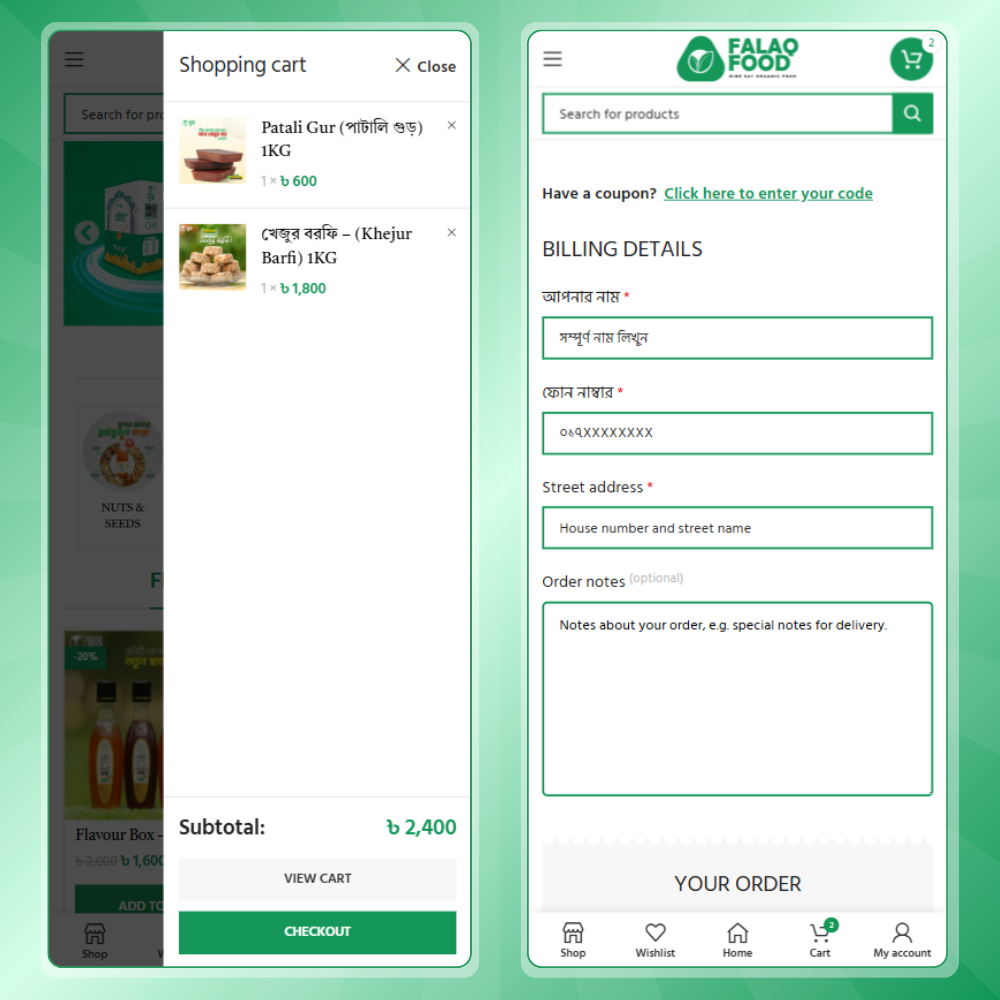 FalaqFood-Style eCommerce Website | Ready WordPress Backup Project - Image 7