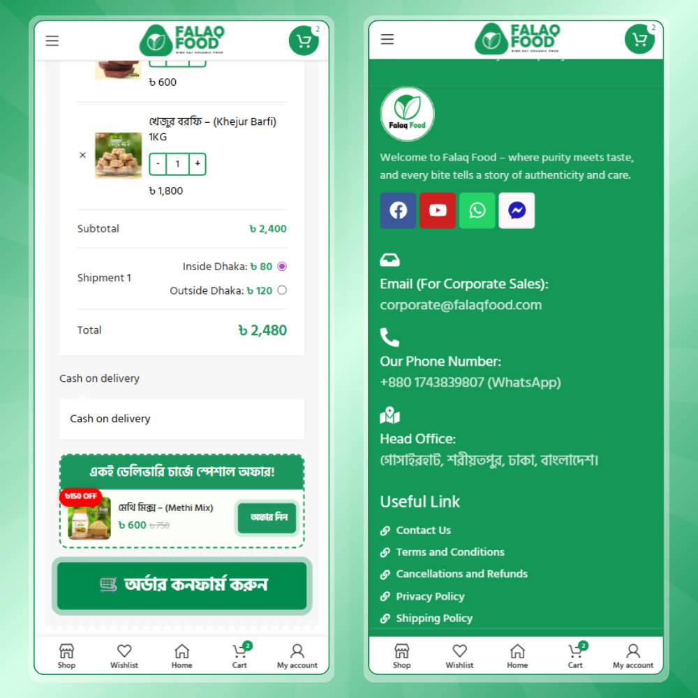 FalaqFood-Style eCommerce Website | Ready WordPress Backup Project - Image 8