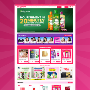 SHAJBAZAR – Skin Care & Beauty eCommerce Website Template