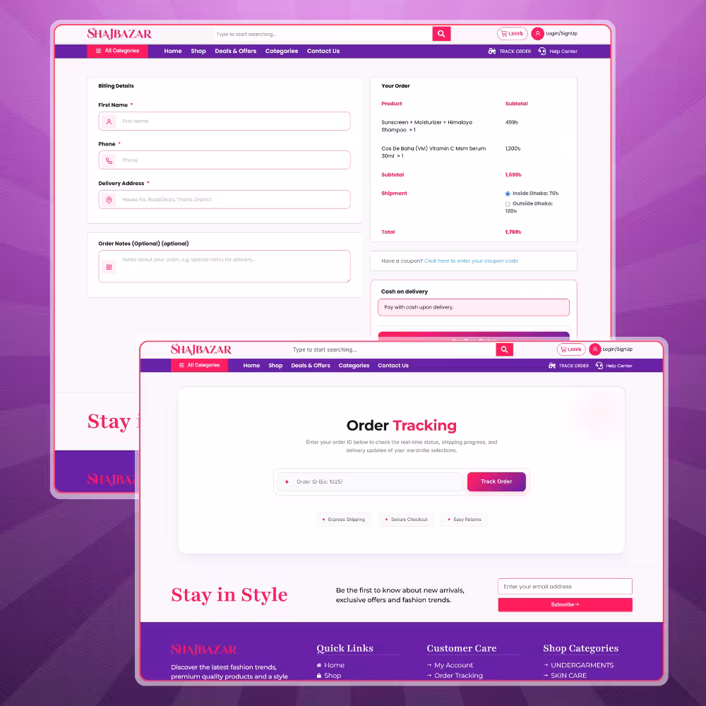 SHAJBAZAR – Skin Care & Beauty eCommerce WordPress Website Backup - Image 4