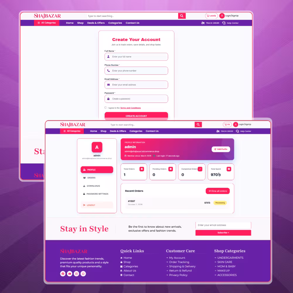 SHAJBAZAR – Skin Care & Beauty eCommerce WordPress Website Backup - Image 5