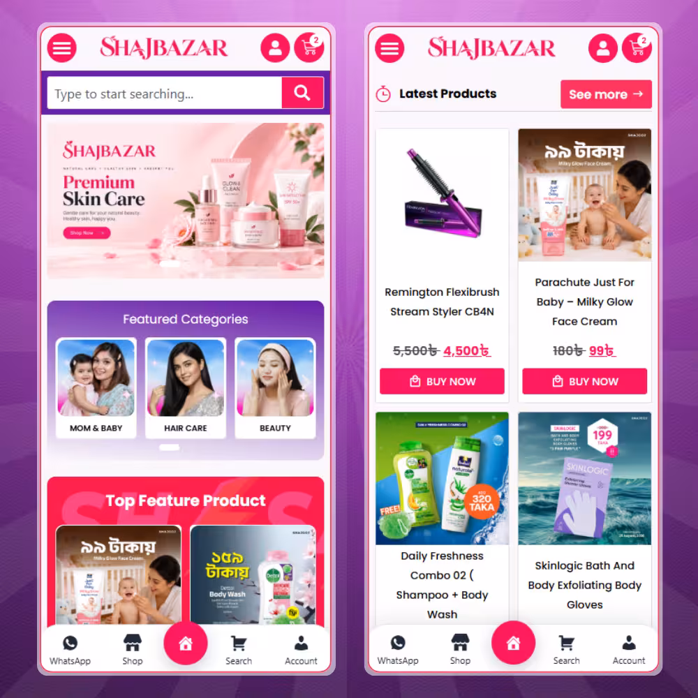 SHAJBAZAR – Skin Care & Beauty eCommerce WordPress Website Backup - Image 6