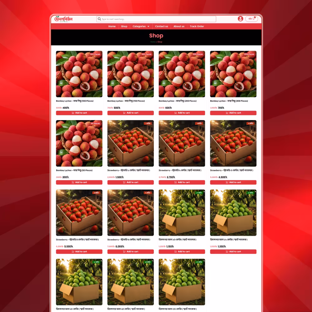 Folbitan – Fresh Fruit eCommerce Template (Backup File) - Image 6