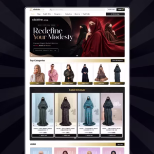 NoorAbaya – Elementor Burka eCommerce Template (Backup File)