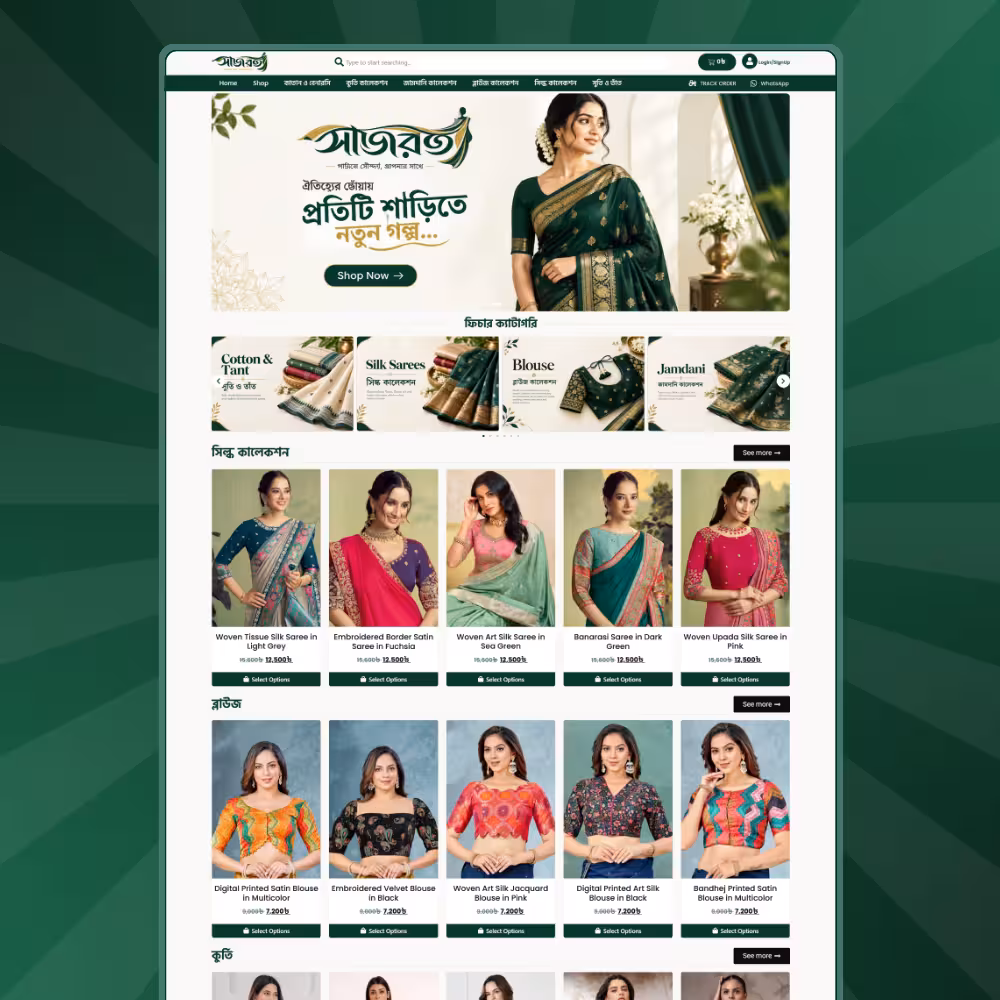 SajRong – Elementor Fashion eCommerce Template (Backup File)