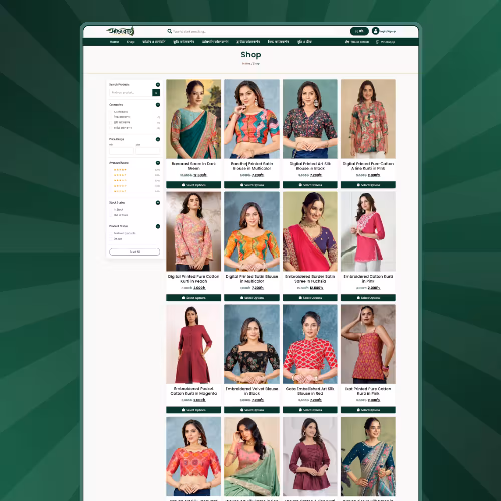 SajRong – Elementor Fashion eCommerce Template (Backup File) - Image 4