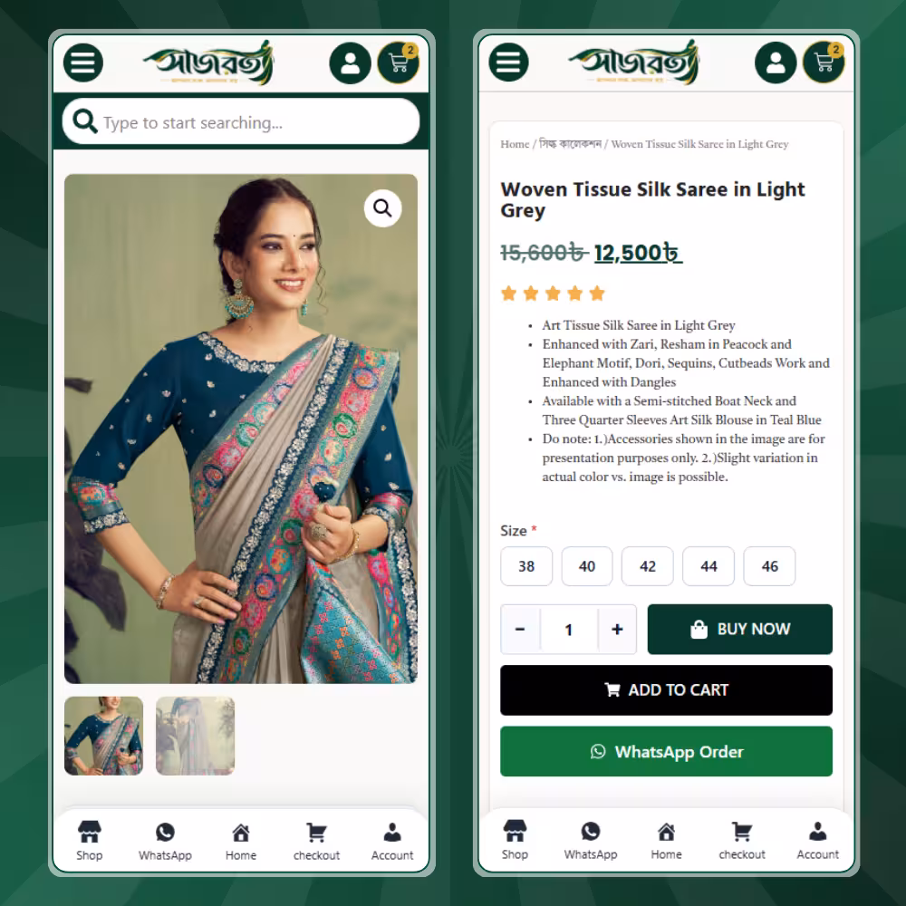 SajRong – Elementor Fashion eCommerce Template (Backup File) - Image 7