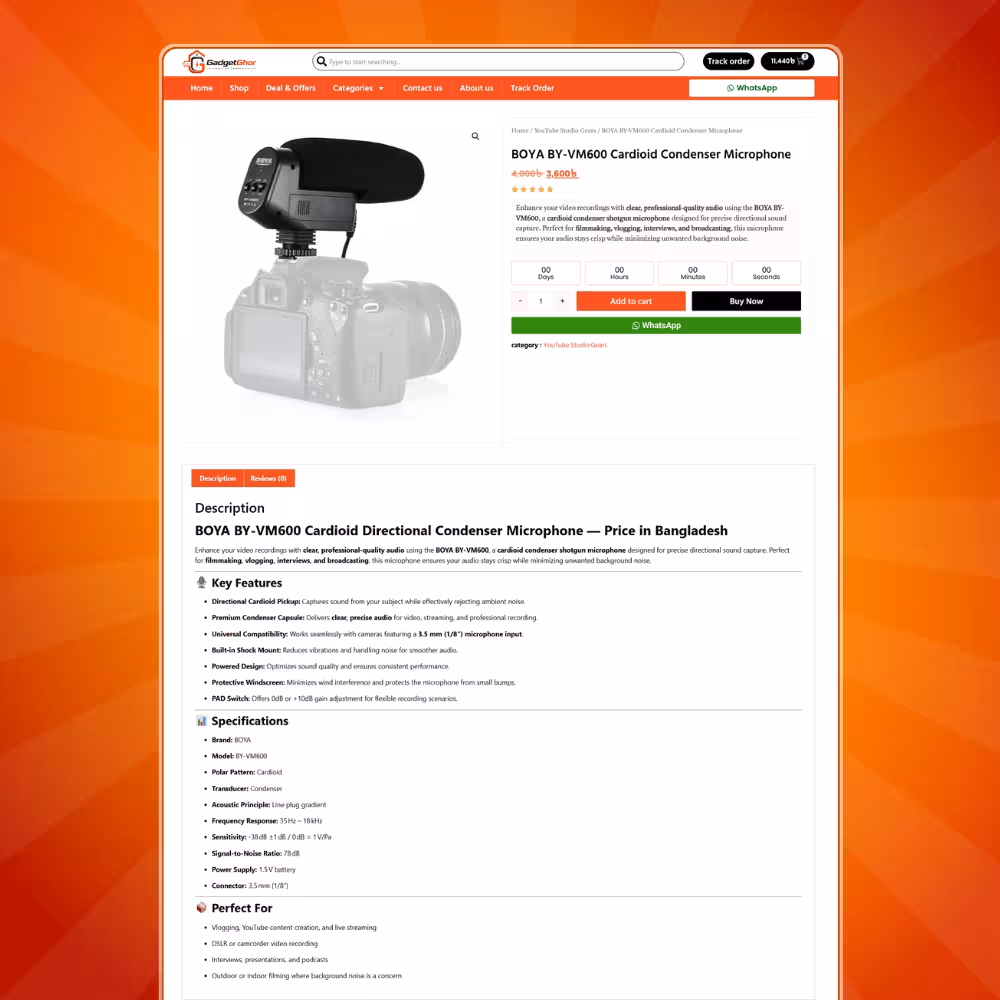 GadgetGhor – Elementor Gadget eCommerce Template (Backup File) - Image 4