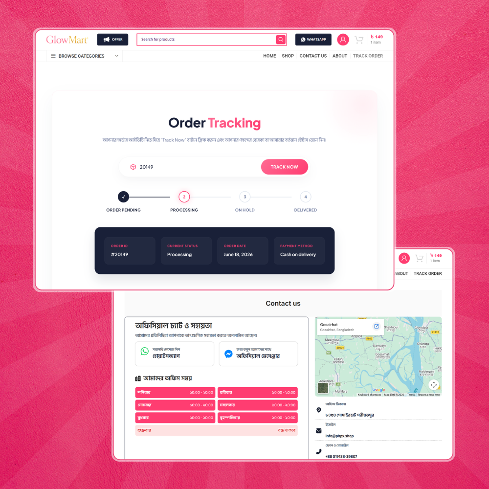 GlowMart – Beauty eCommerce Website Template (Backup File) - Image 5