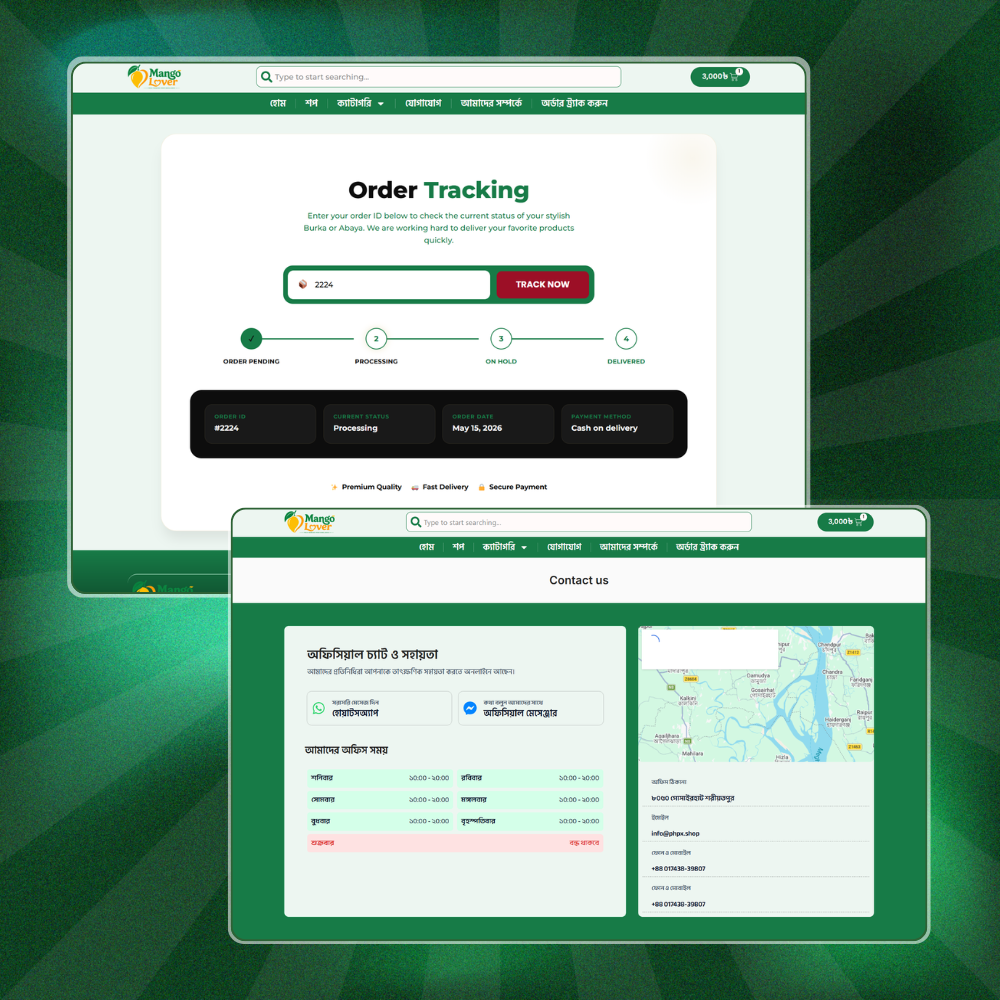 Mango Lover – Premium Mango Selling Website Template (Backup File) - Image 5