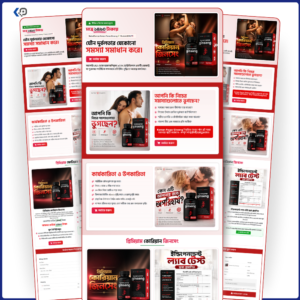 Korean Panax Ginseng CartFlows Sales Landing Page Design