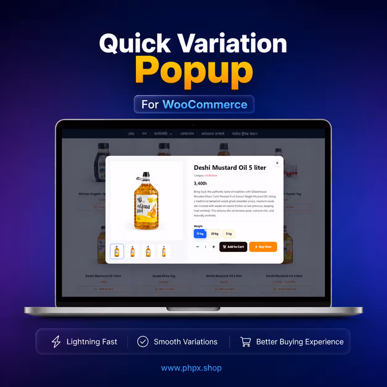 Quick Variation Cart Popup Pro ( Life Time ) - Image 2