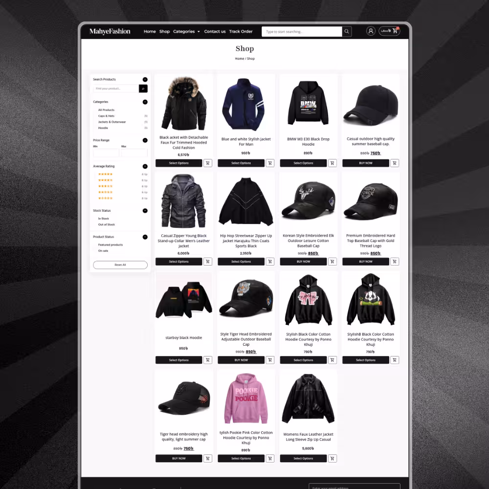 MahyeFashion – Modern Fashion eCommerce WordPress Backup File - Image 3