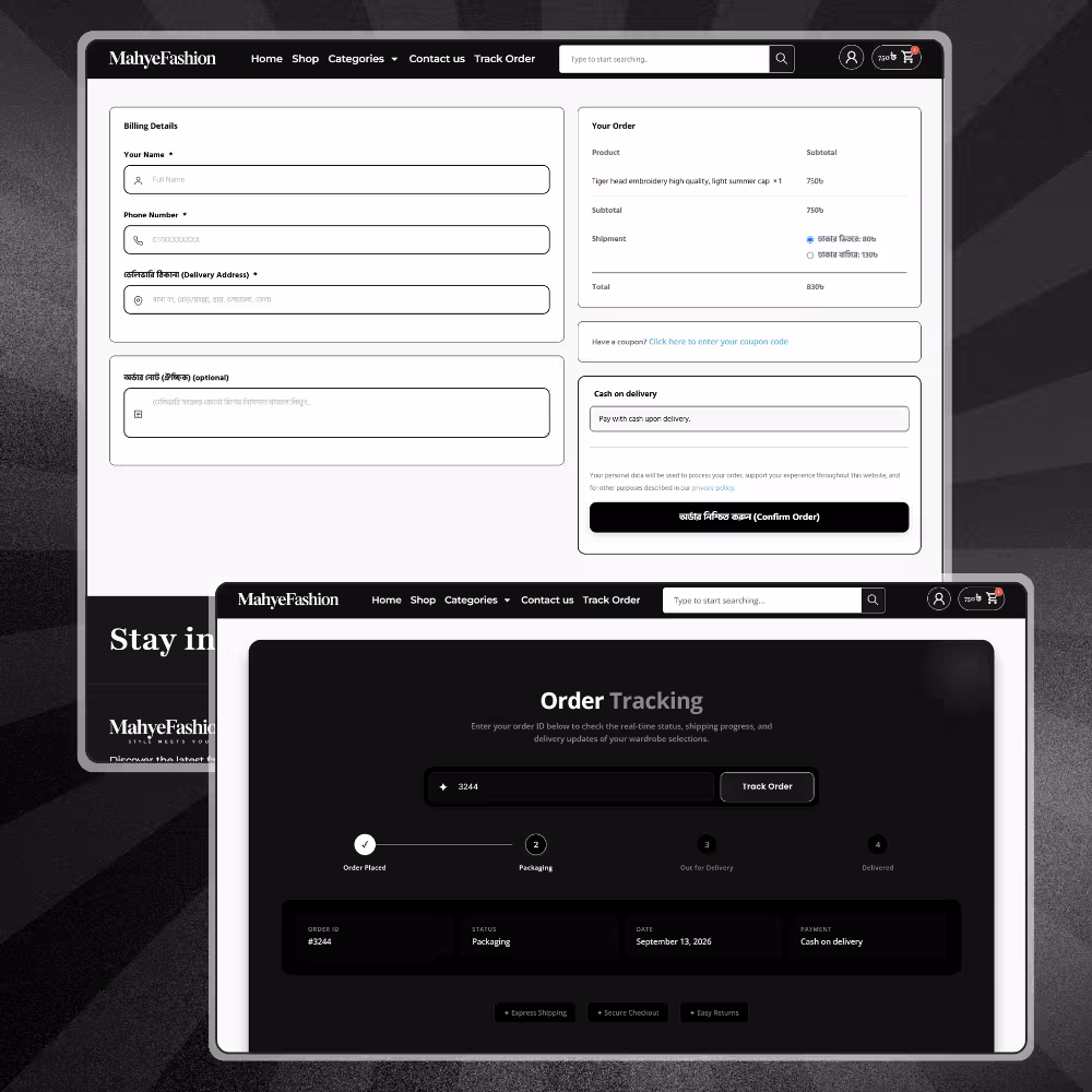 MahyeFashion – Modern Fashion eCommerce WordPress Backup File - Image 7