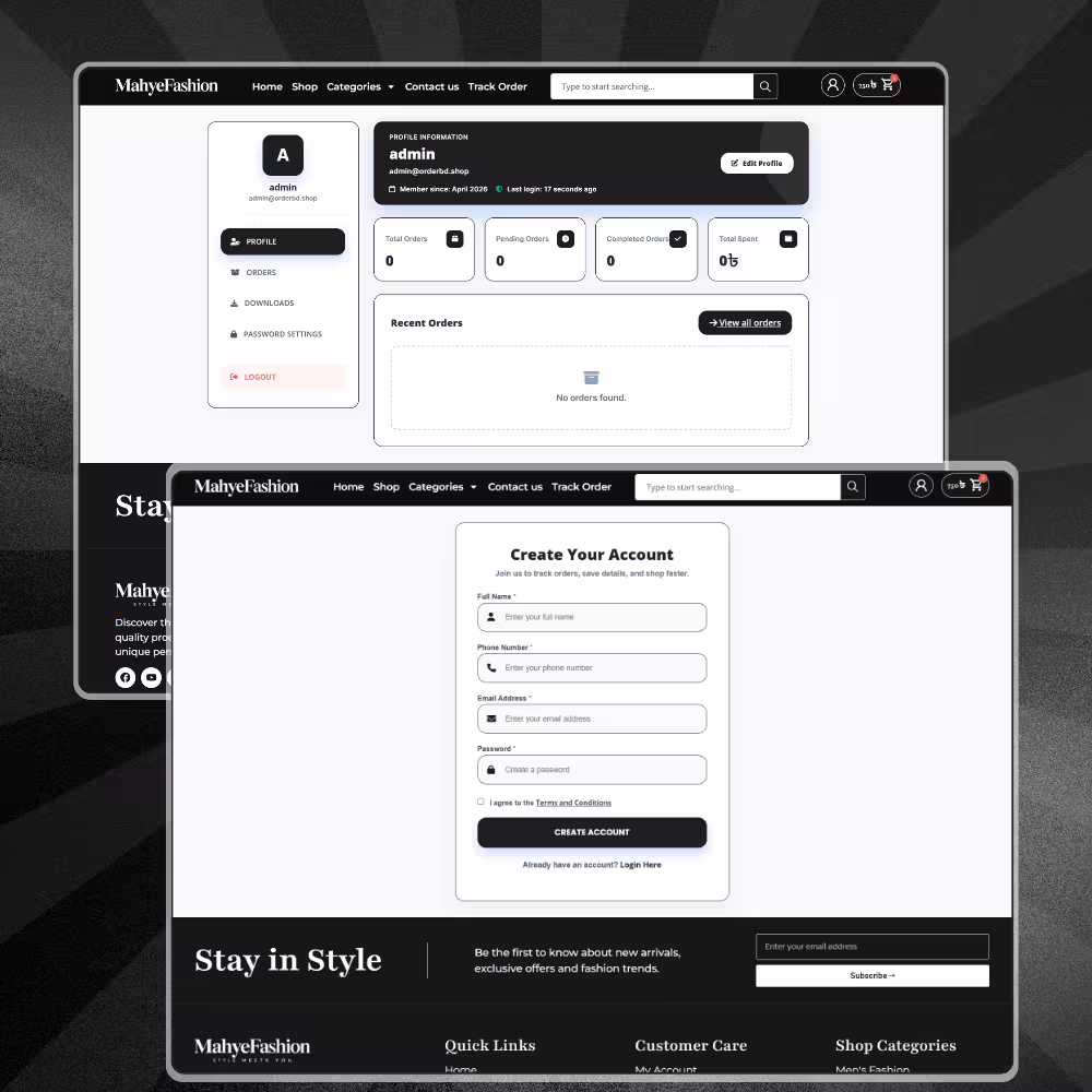 MahyeFashion – Modern Fashion eCommerce WordPress Backup File - Image 8