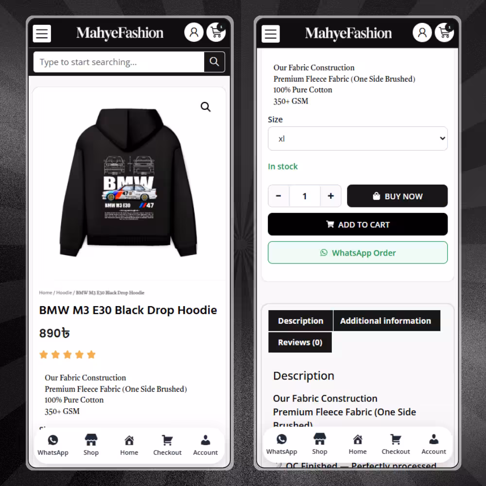 MahyeFashion – Modern Fashion eCommerce WordPress Backup File - Image 5